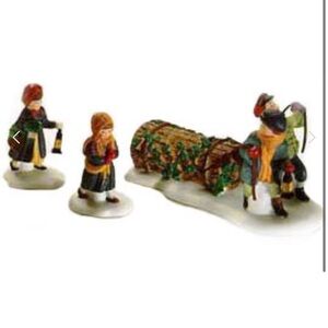 Department 56 - Dickens Village - Bringing Home the Yule Log
